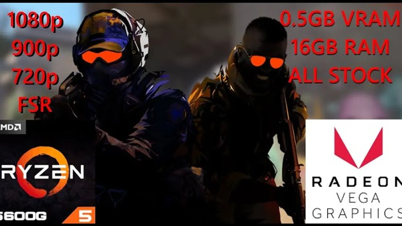 Náhled videa: Counter-Strike 2 na Ryzenu 5 5600G s grafikou Radeon Vega