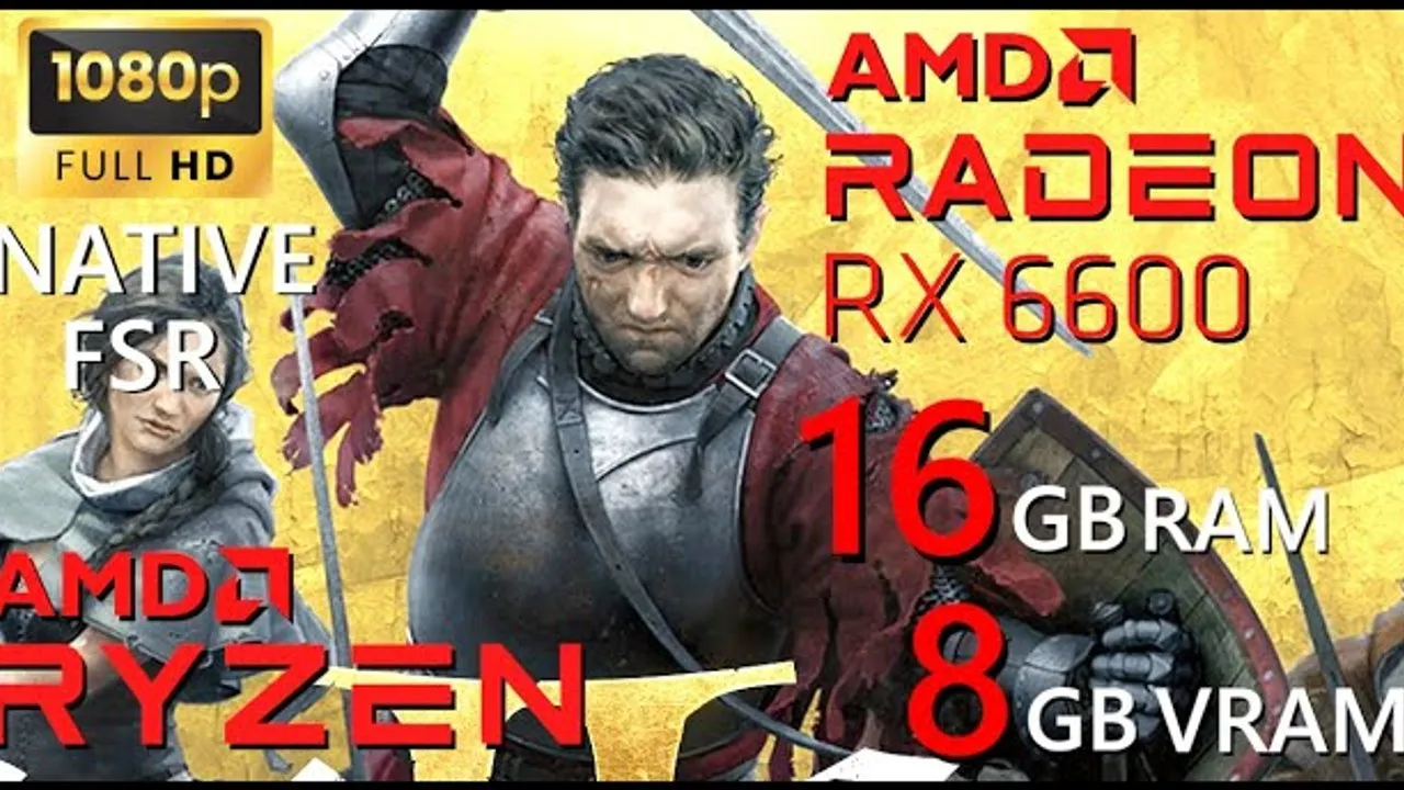 Náhled videa: Kingdom Come: Deliverance II na Radeonu RX 6600