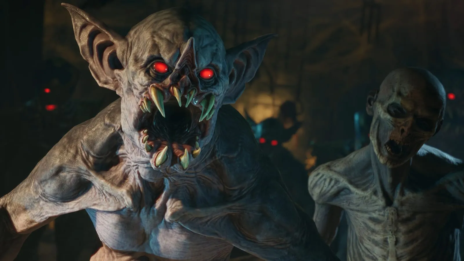 Killing Floor 3: zrůda s červenýma očima a vyceněnými zuby